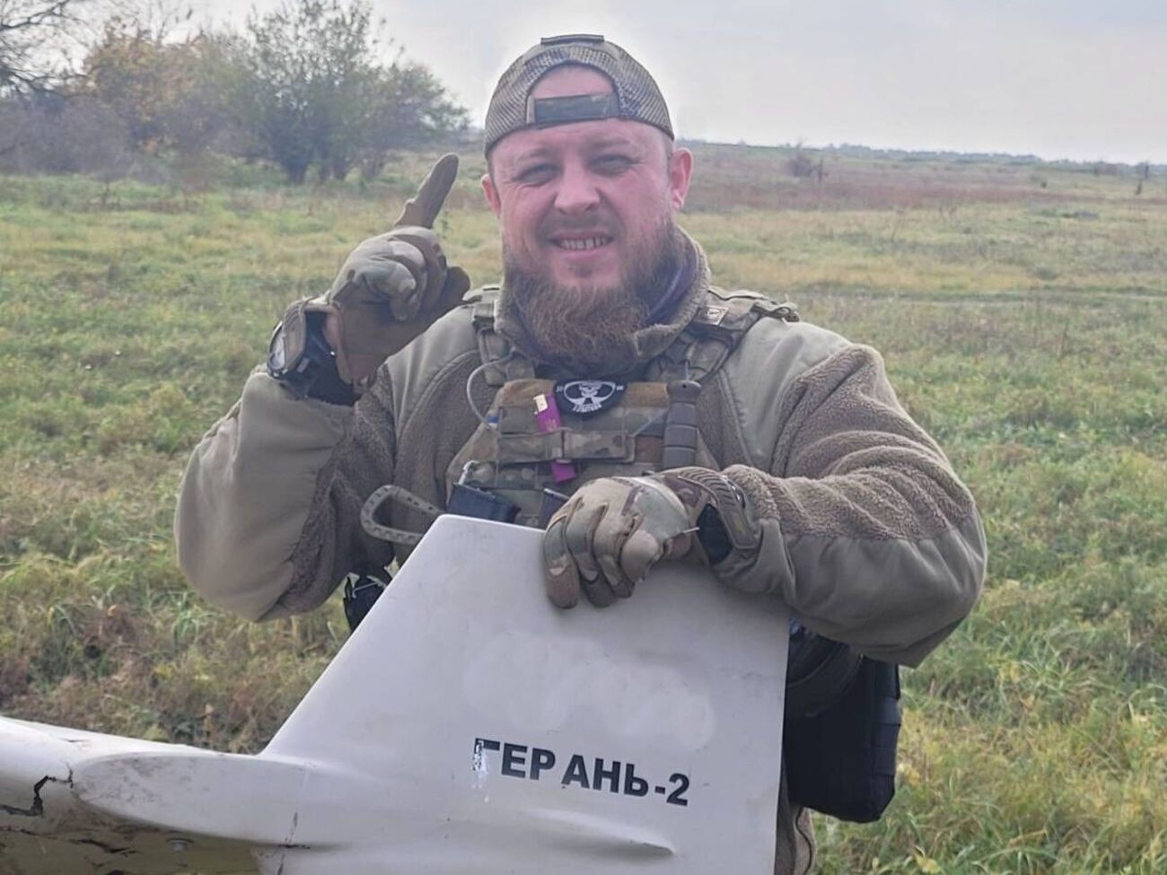 Військовослужбовці вивели БПЛА з ладу стрілецькою зброєю, після чого він здетонував у повітрі