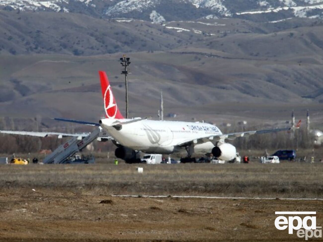 Поломка случилась с самолетом Turkish Airlines, сообщают российские пропагандисты