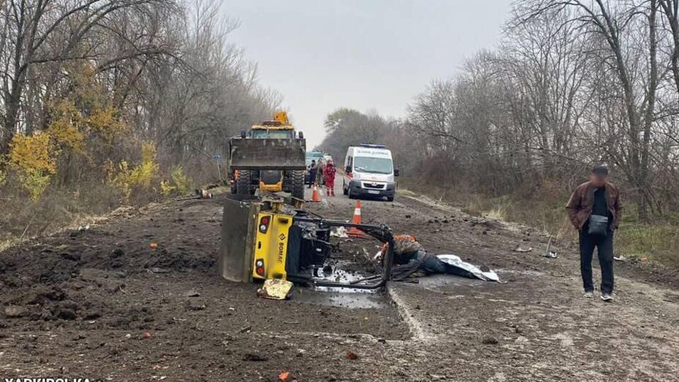 Взорвалась противотанковая мина
