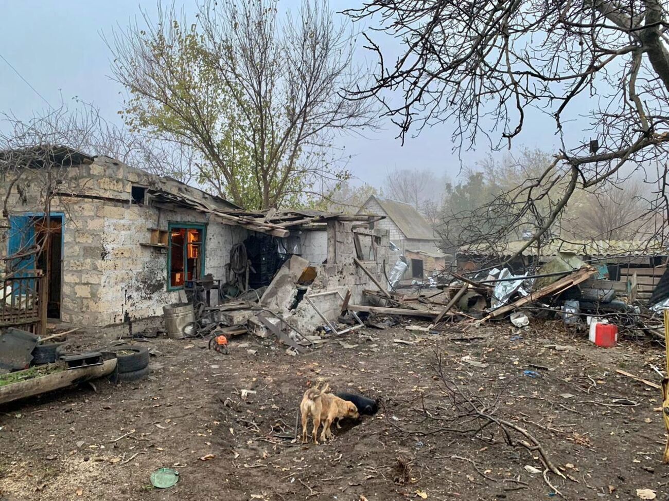В Мировской общине обстрелами РСЗО разрушены около 30 жилых домов и хозяйственных сооружений