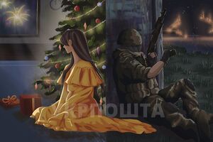 Українці обрали малюнок із дівчиною й військовим