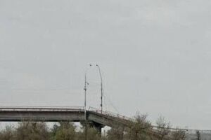 Підірваний Дар'ївський міст у Херсонській області
