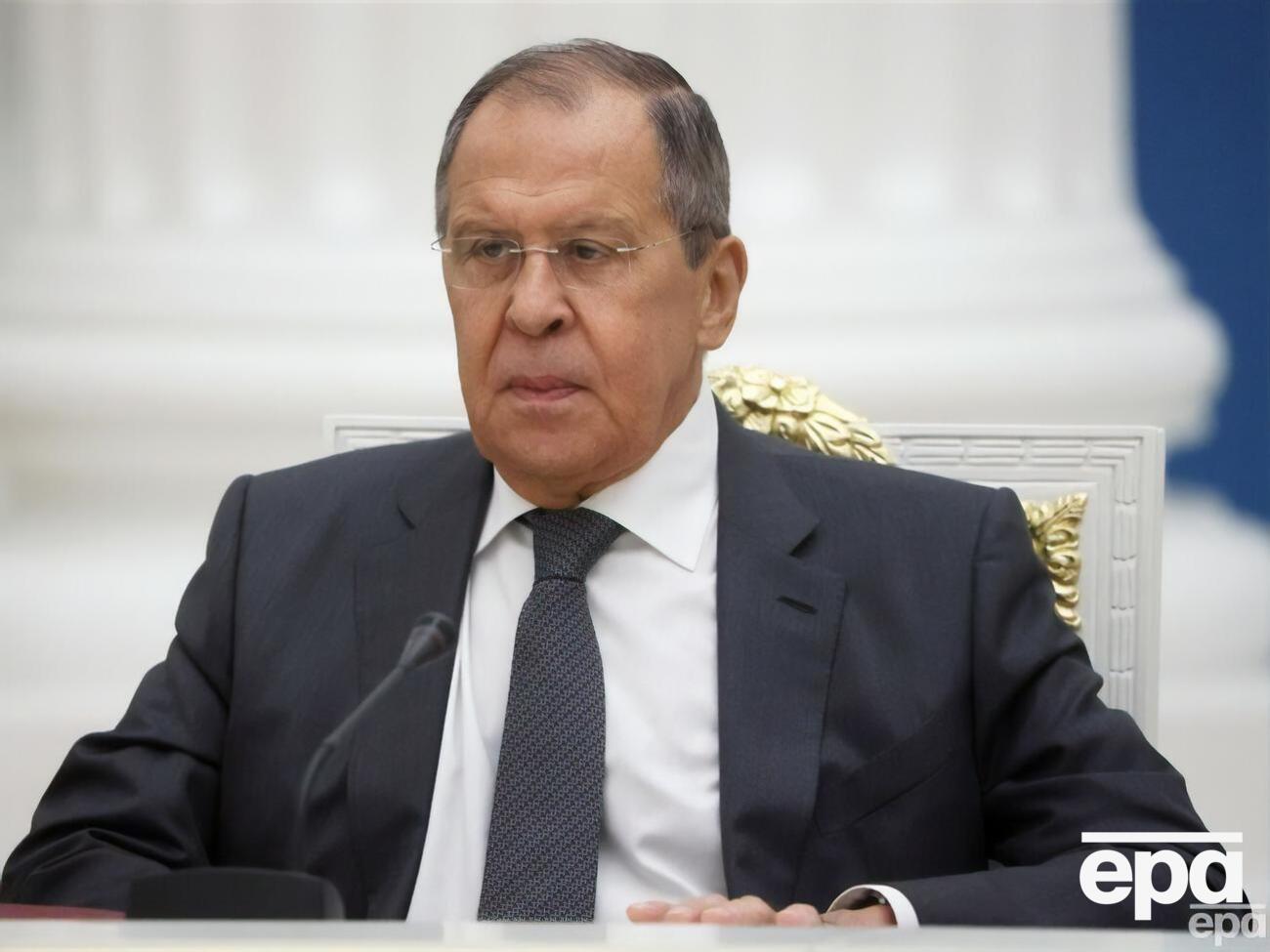 О том, что ракетные удары РФ наносит преимущественно по гражданской инфраструктуре, Лавров не сказал