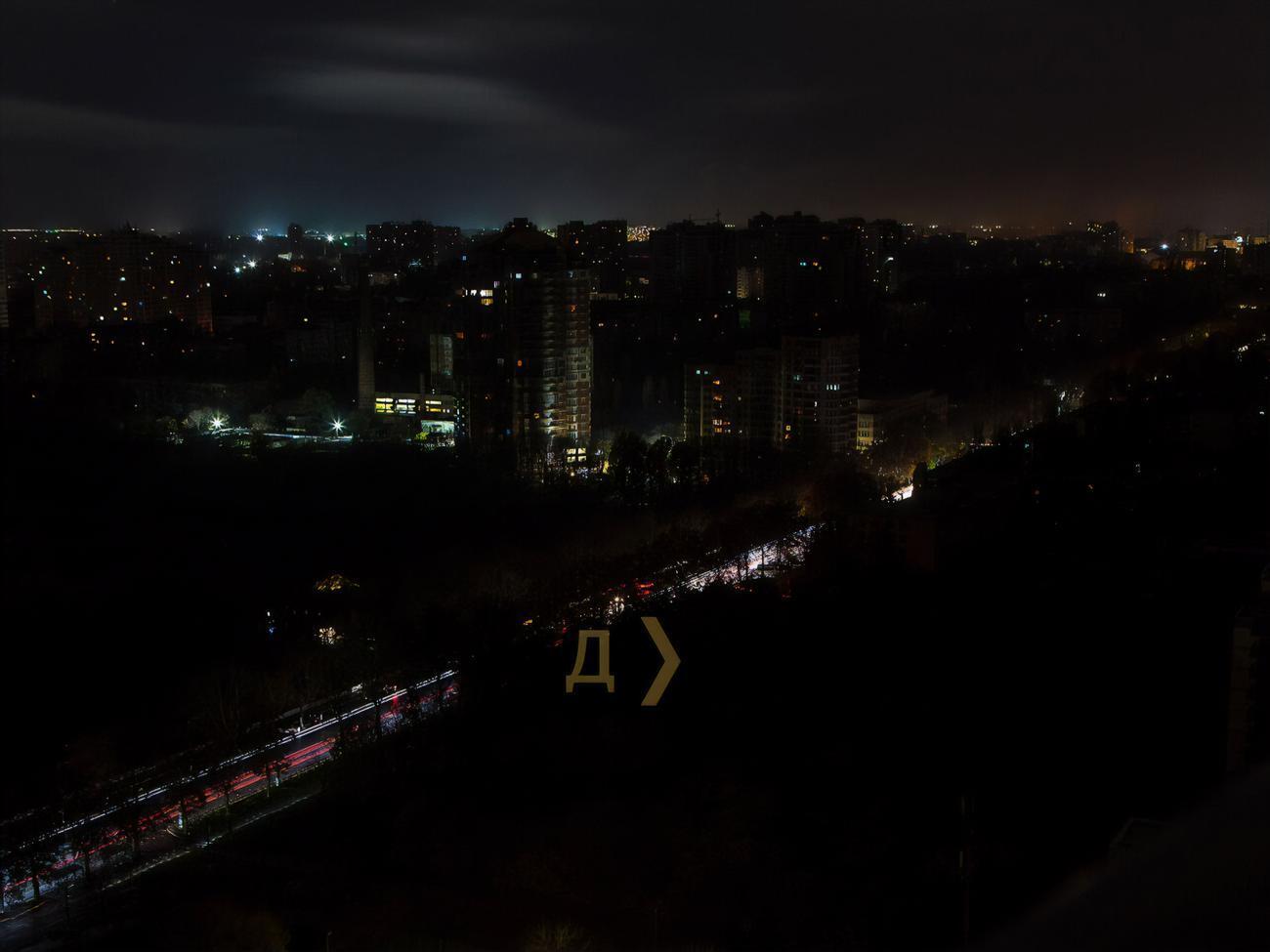 Одесса и почти вся Одесская область остались без электроснабжения в результате российских атак