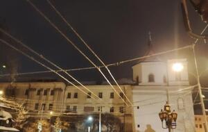 Контактные сети обледенели, и трамваи и троллейбусы не работают
