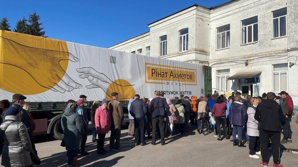 Загалом Фонд уже передав Сумській області понад 14 тис. наборів із харчовими продуктами
