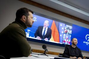 Владимир Зеленский выступил перед лидерами "Большой семерки"