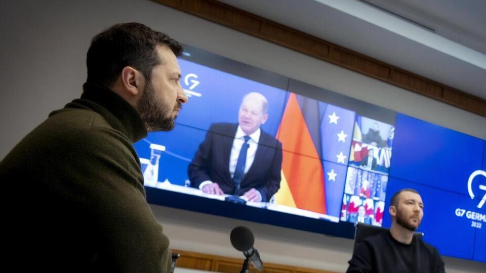 Володимир Зеленський виступив перед лідерами "Великої сімки"