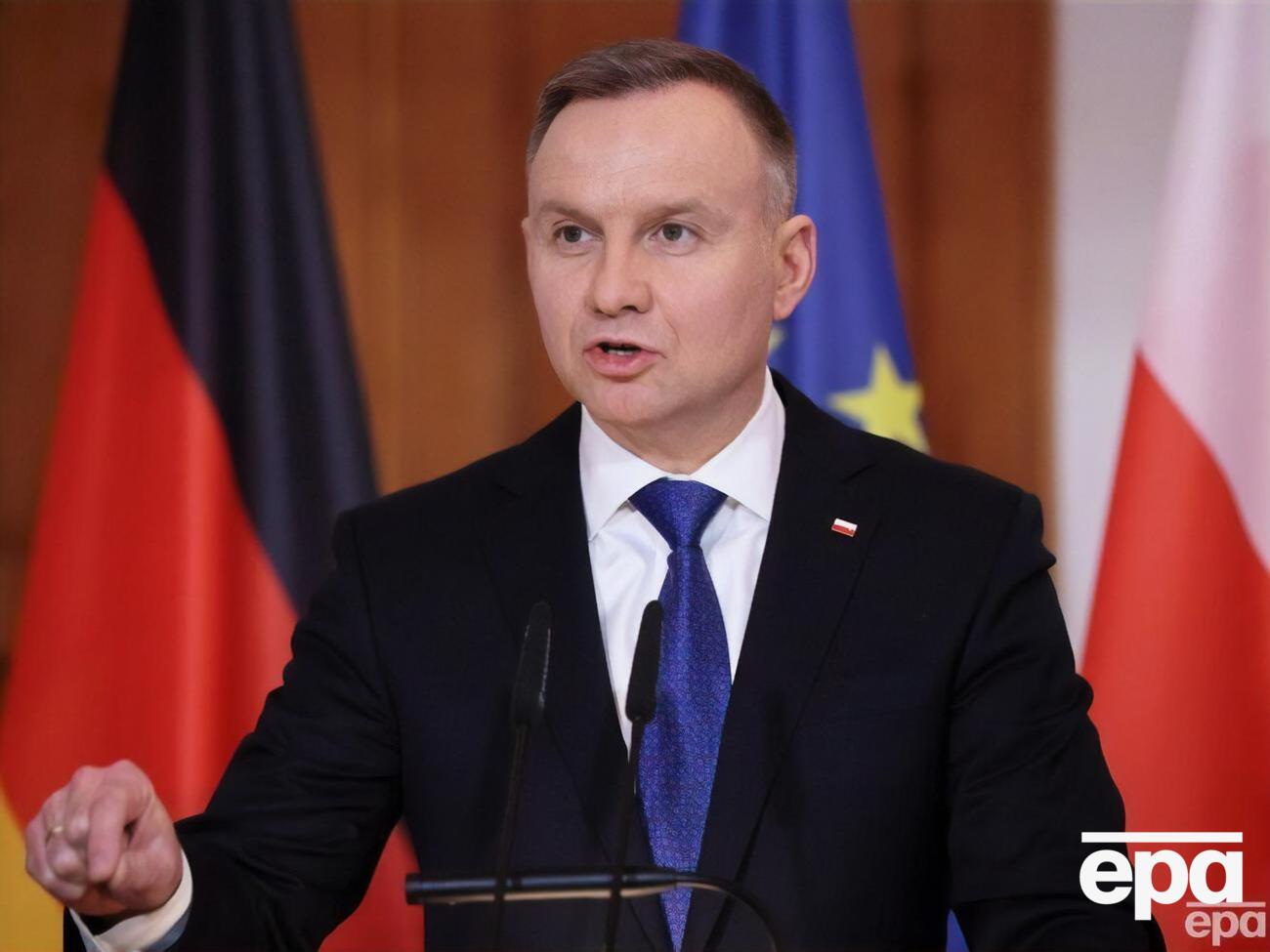 Россия ведет несправедливую, агрессивную войну против Украины, отметил Дуда