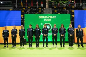 Українська збірна складалася із 10 спортсменок