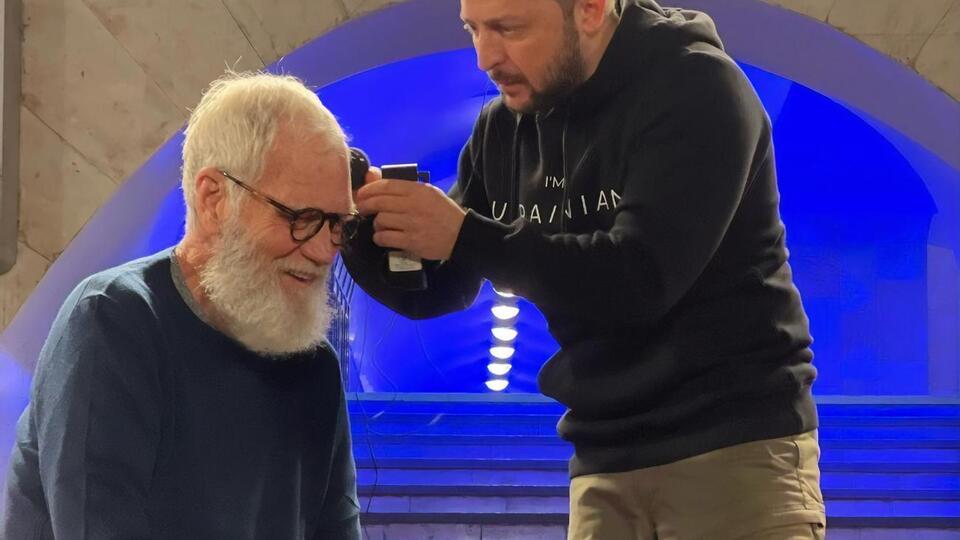 Премьера шоу Леттермана с Зеленским состоялась на Netflix 12 декабря