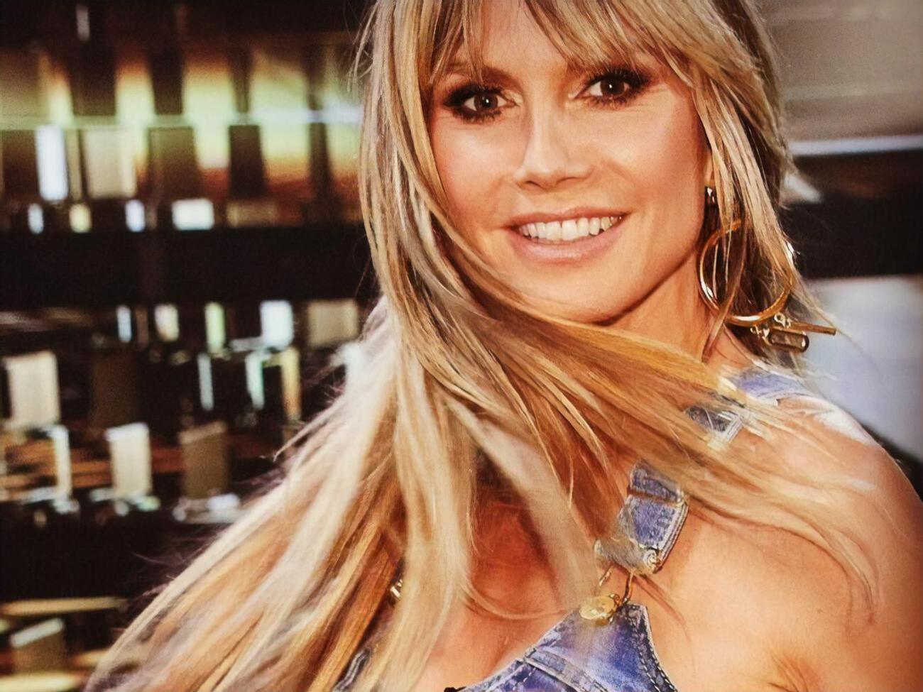 Клум показала, как выглядела в первый рабочий день недели