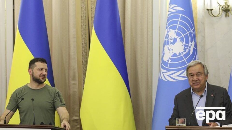 Зеленский провел разговор с Гутерришем 14 декабря