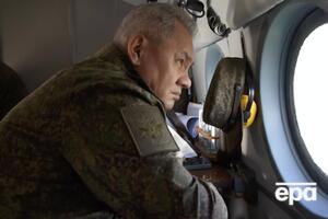 Шойгу облетів райони дислокації російських військ і перевірив передові позиції підрозділів РФ