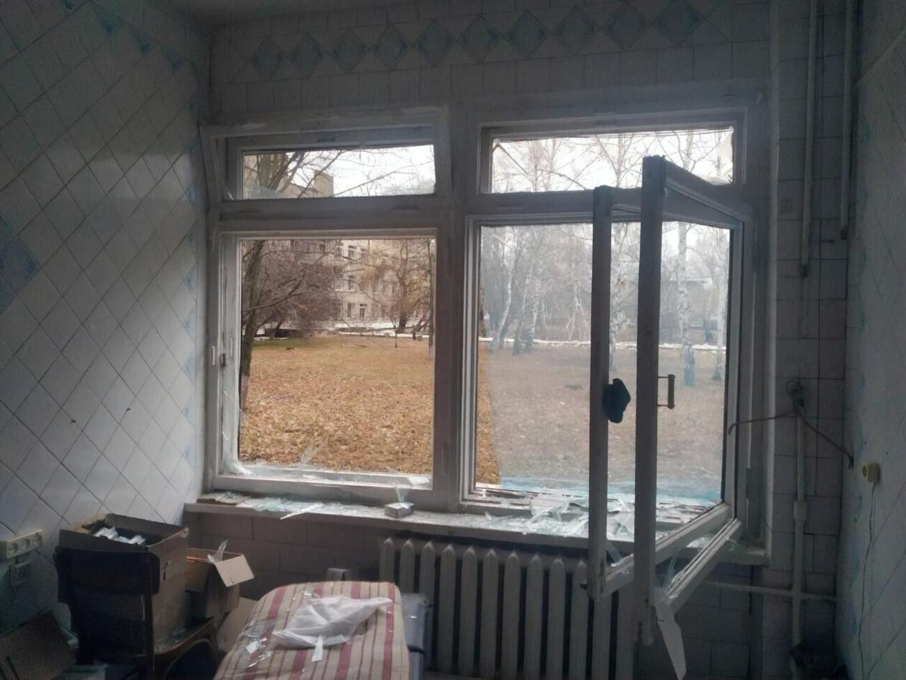 Унаслідок атаки пошкодили будівлю лікарні