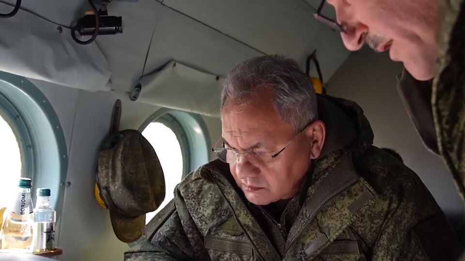 Шойгу облетів райони дислокації російських військ, зазначили у міноборони РФ