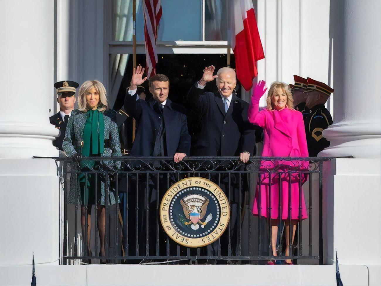 Встреча Байдена и Макрона происходила в Вашингтоне