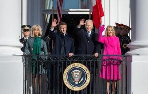 Встреча Байдена и Макрона происходила в Вашингтоне