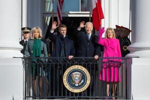 Встреча Байдена и Макрона происходила в Вашингтоне