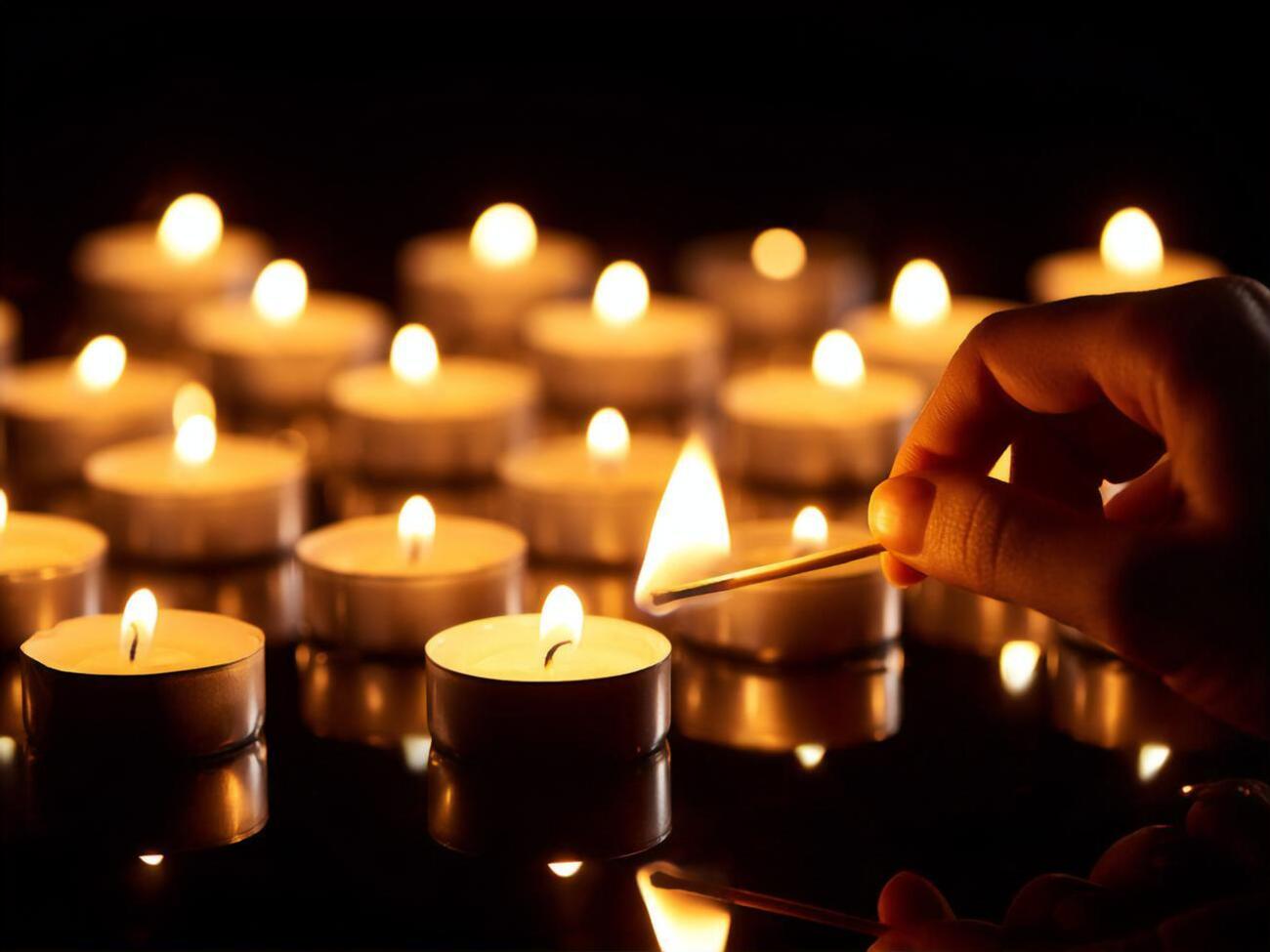 Не стоит находиться слишком близко к горящим свечам