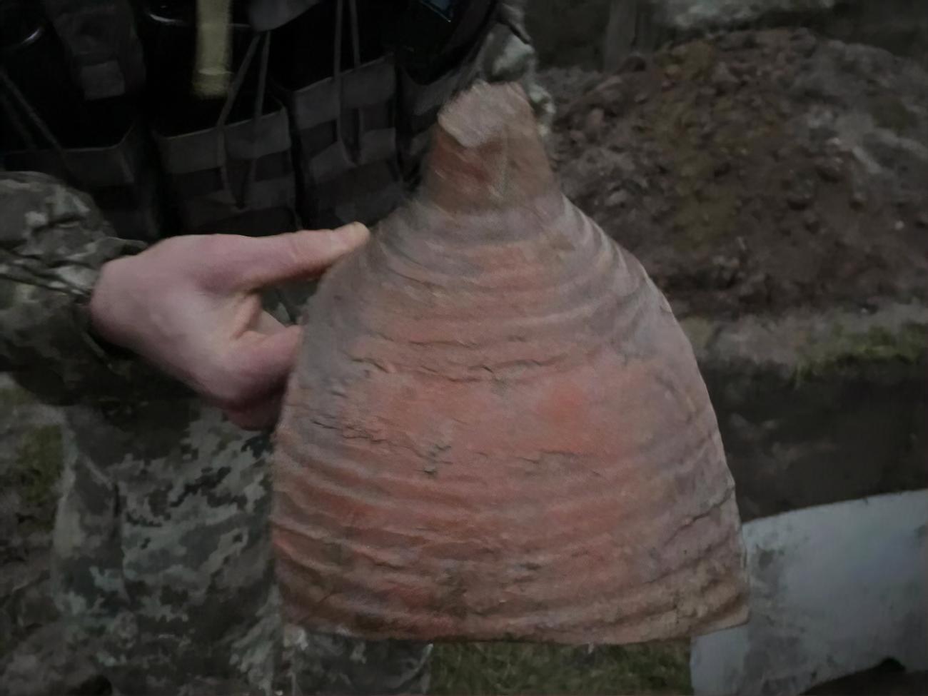 При постройке укреплений были найдены древние амфоры