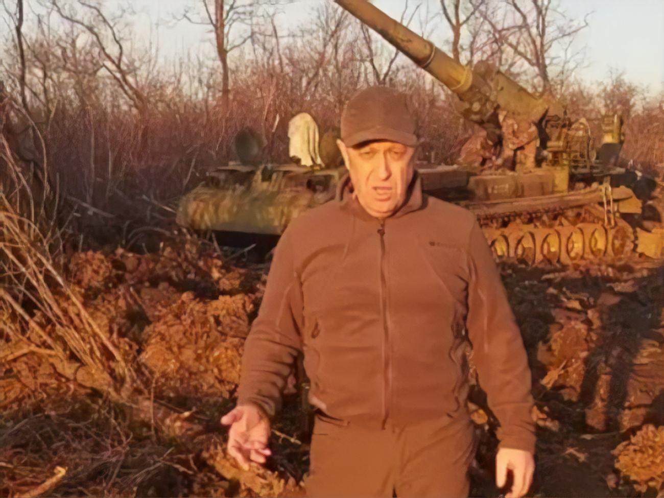 Пригожин стверджує, що був неподалік Бахмута