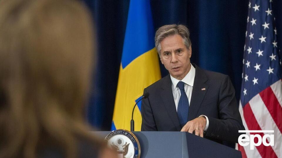 Загальна військова допомога Україні від США становитиме $21,9 млрд від початку роботи адміністрації Байдена, зазначив Блінкен (на фото)
