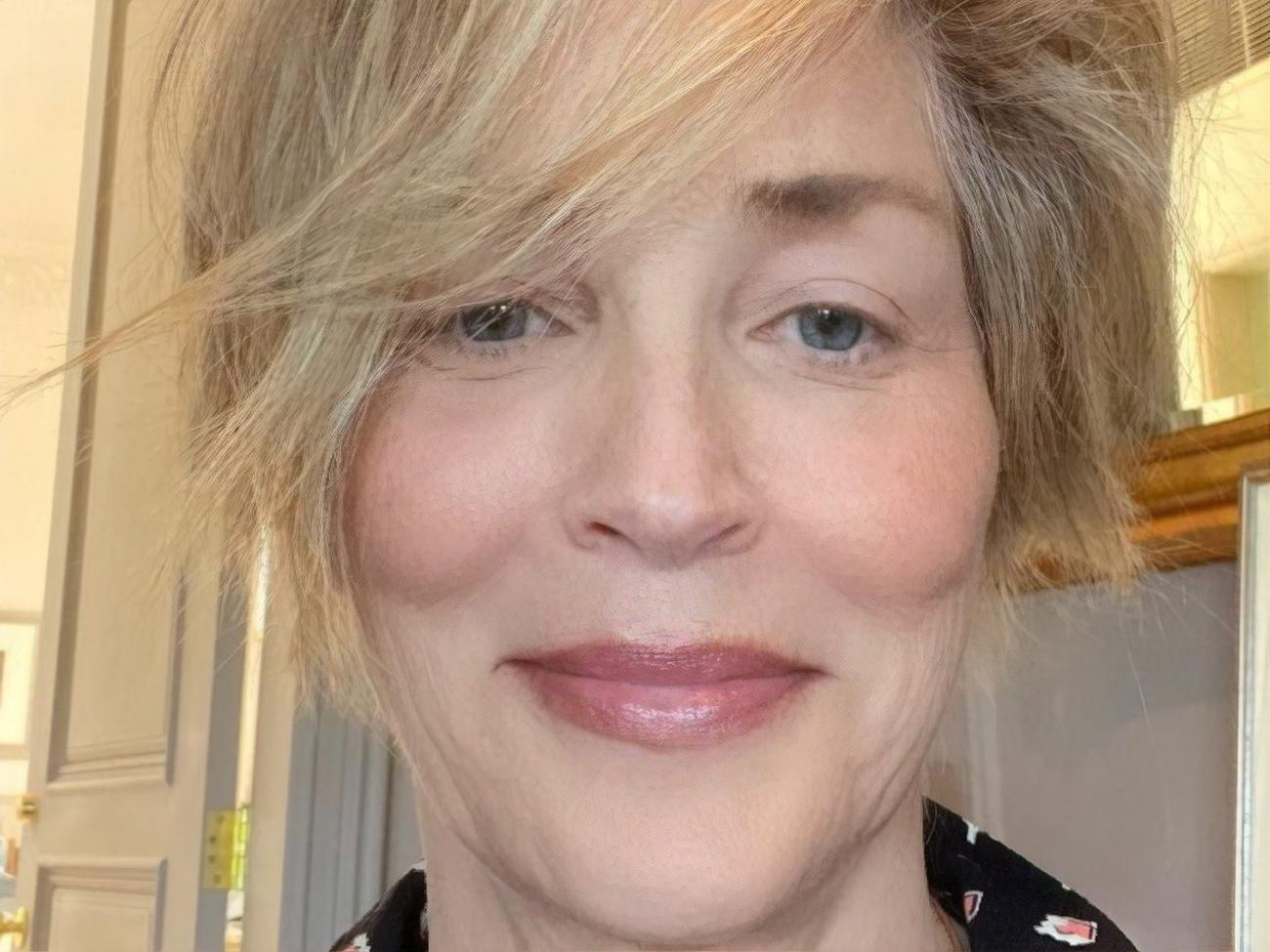 Стоун показала своего питомца