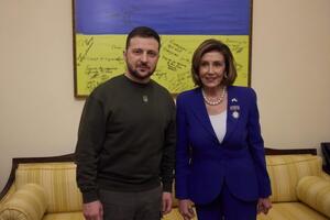 Зеленский встретился с Пелоси во время визита в США