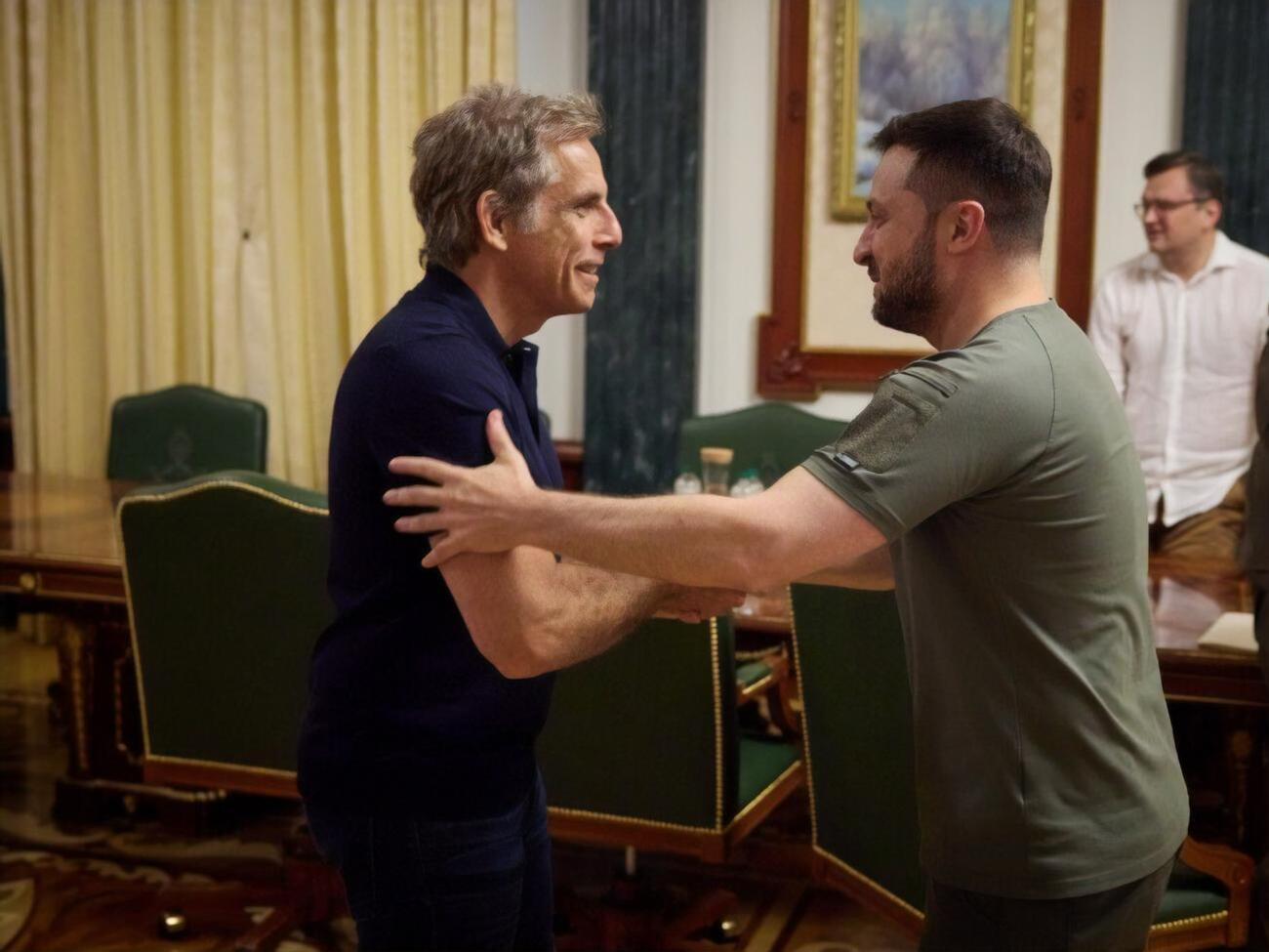 Стиллер летом приезжал в Украину и встретился с Зеленским