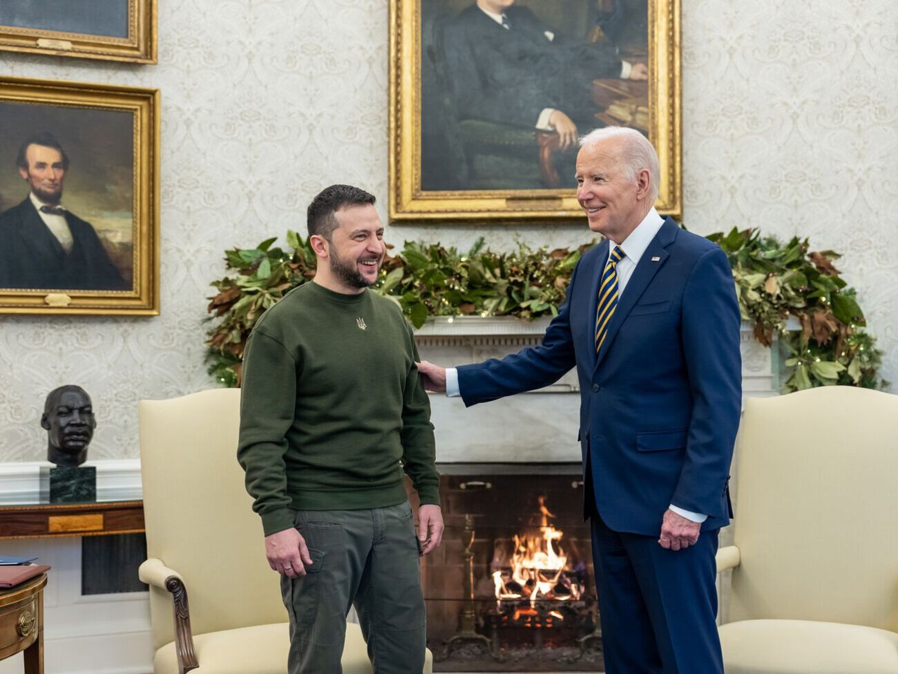 Встреча Зеленского и Байдена состоялась 21 декабря в Вашингтоне