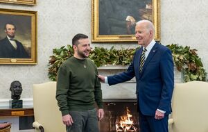 Встреча Зеленского и Байдена состоялась 21 декабря в Вашингтоне