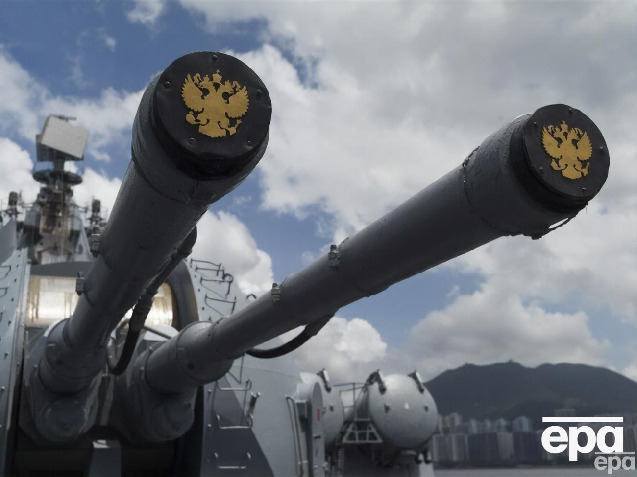 Ракетный крейсер "Варяг" задействован в военно-морских учениях РФ и Китая