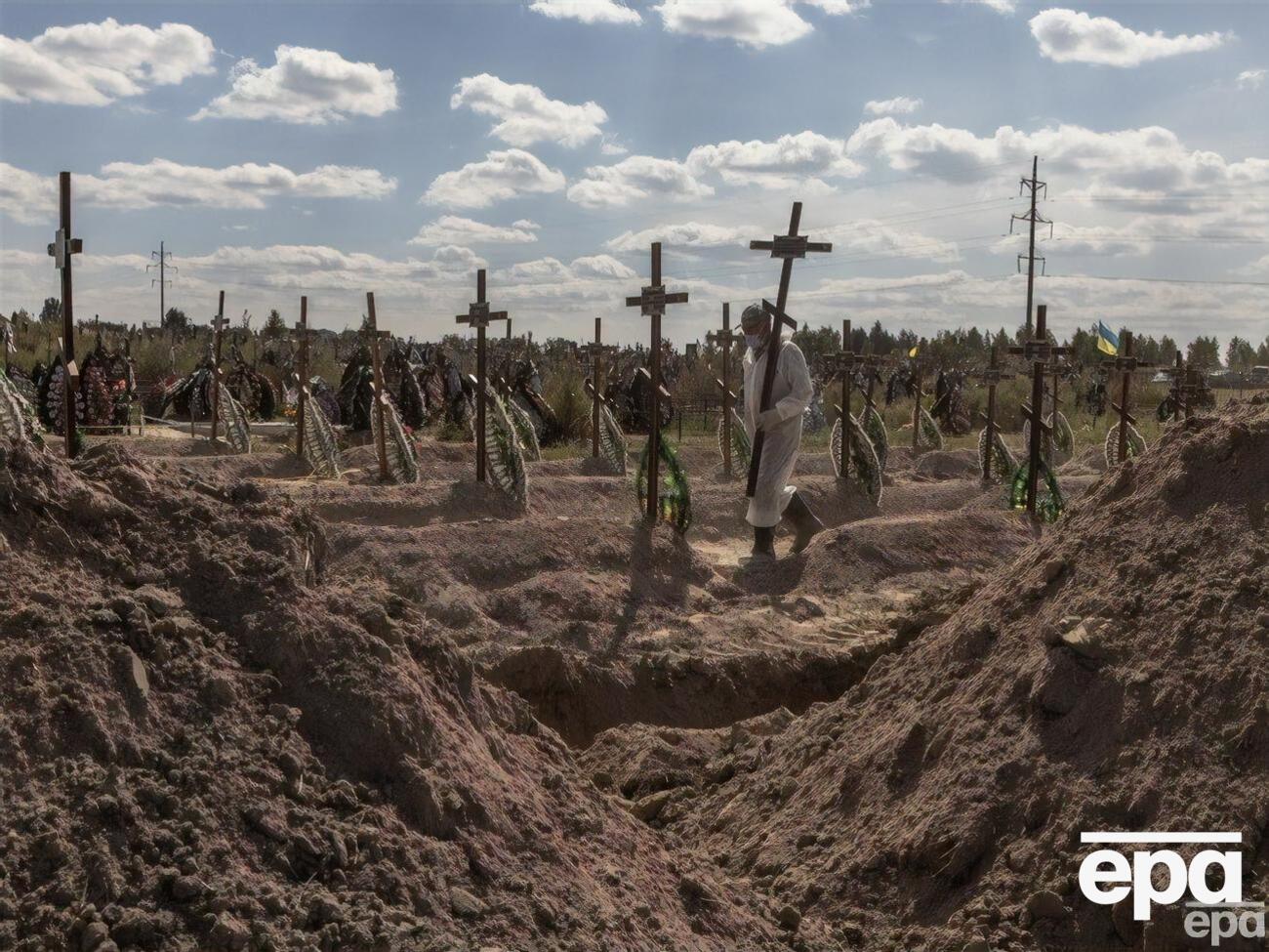 После деоккупации Киевской области там&nbsp;было найдено 1360 тел погибших