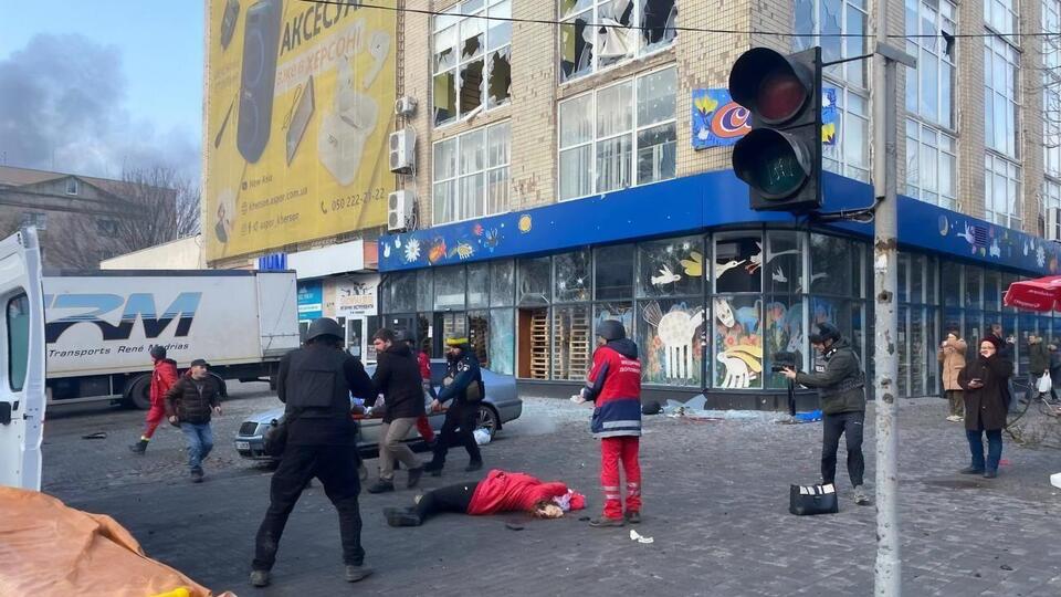 24 декабря от удара по Херсону погибло пять человек, 35 ранены