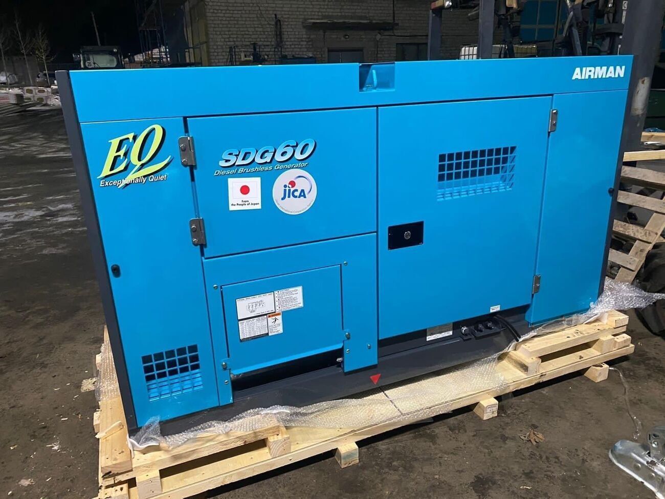 Генераторы от Японии используют для обеспечения отоплением и водой в сильные морозы