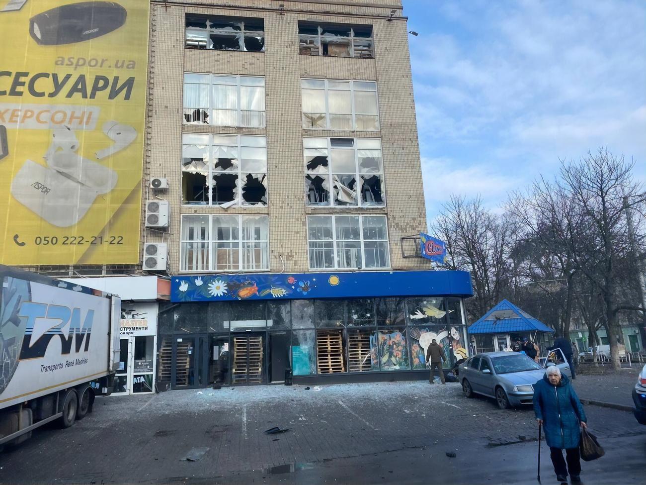 Посол отметила, что Херсон и так сильно пострадал от оккупантов