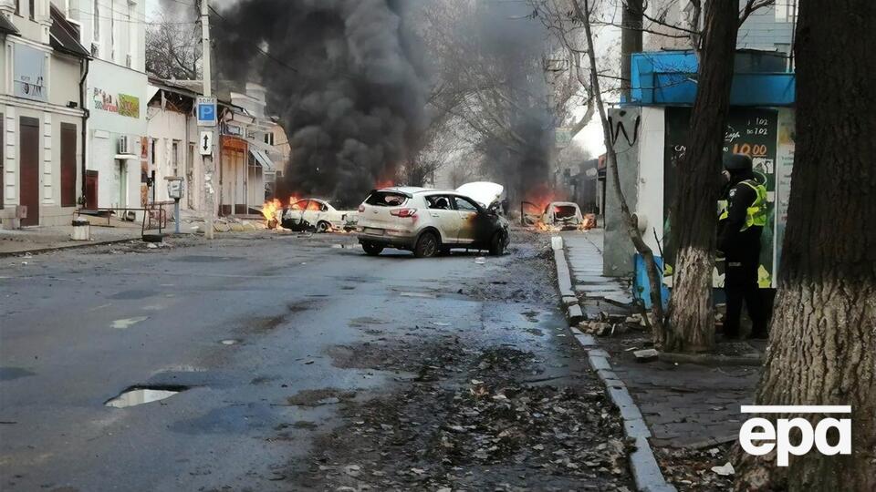 Оккупанты обстреляли центр Херсона 24 декабря