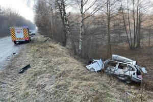 Находившиеся в Skoda Fabia погибли