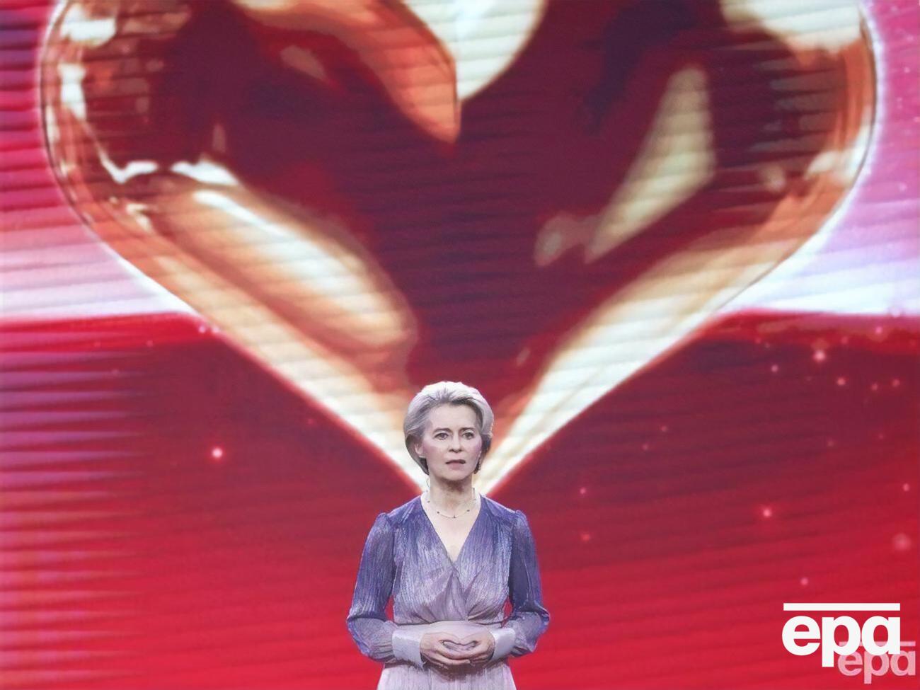 Фон дер Ляйен в рождественском поздравлении упомянула Украину