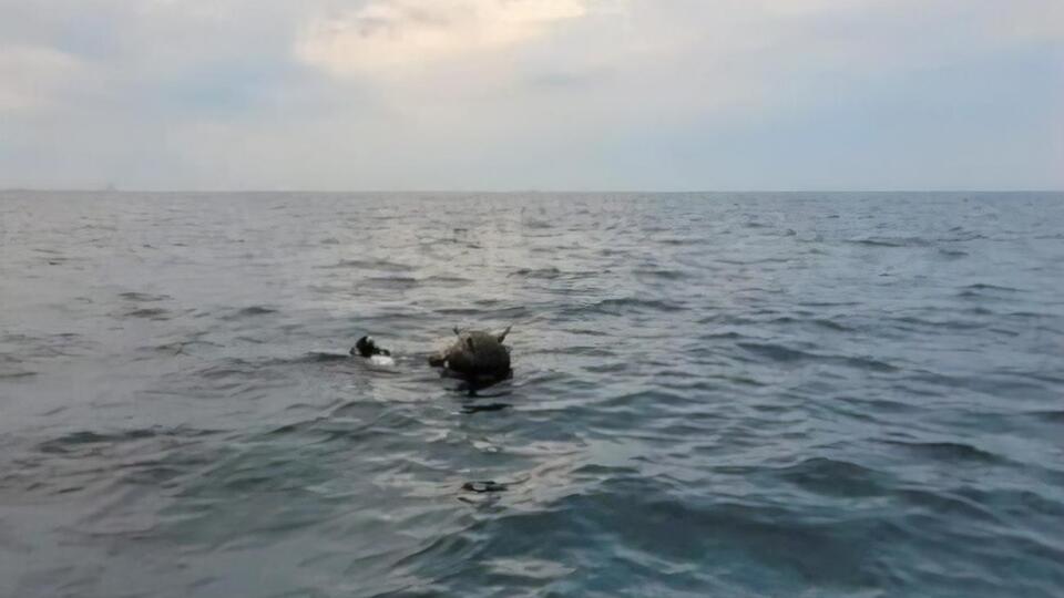 Мину к берегу прибил шторм