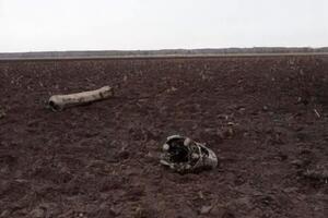 Ракета упала в поле