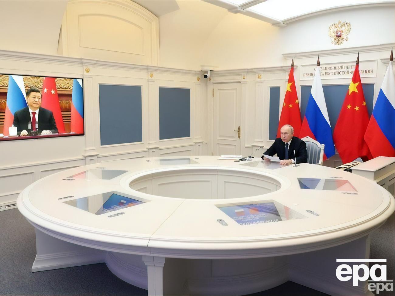 Путін і Сі Цзіньпін провели перемовини за допомогою відеозв'язку