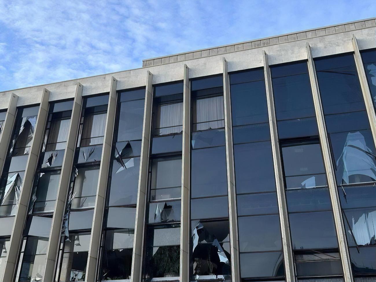 В ОП показали последствия российской атаки в Киеве