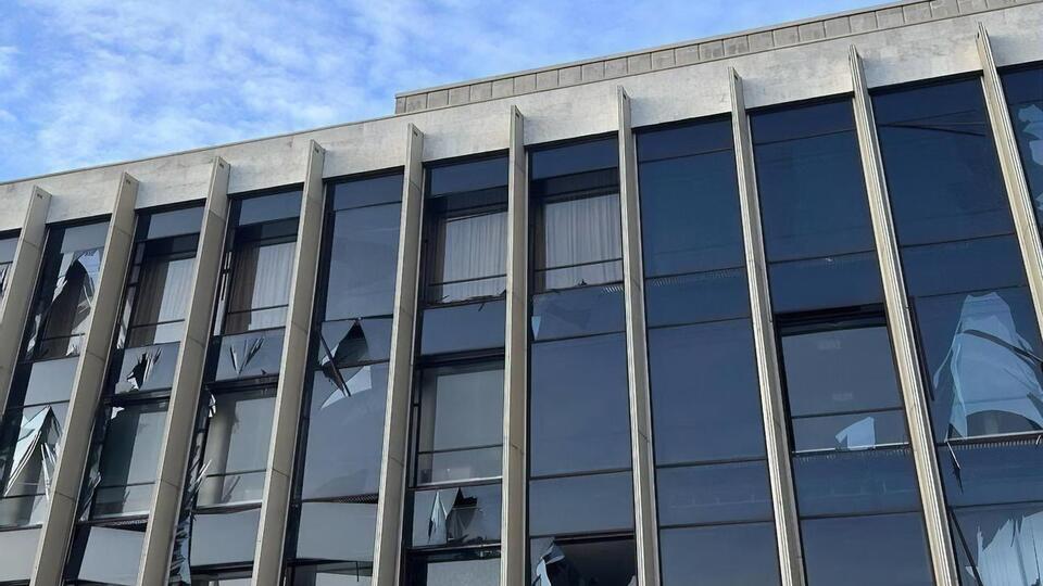 В ОП показали последствия российской атаки в Киеве