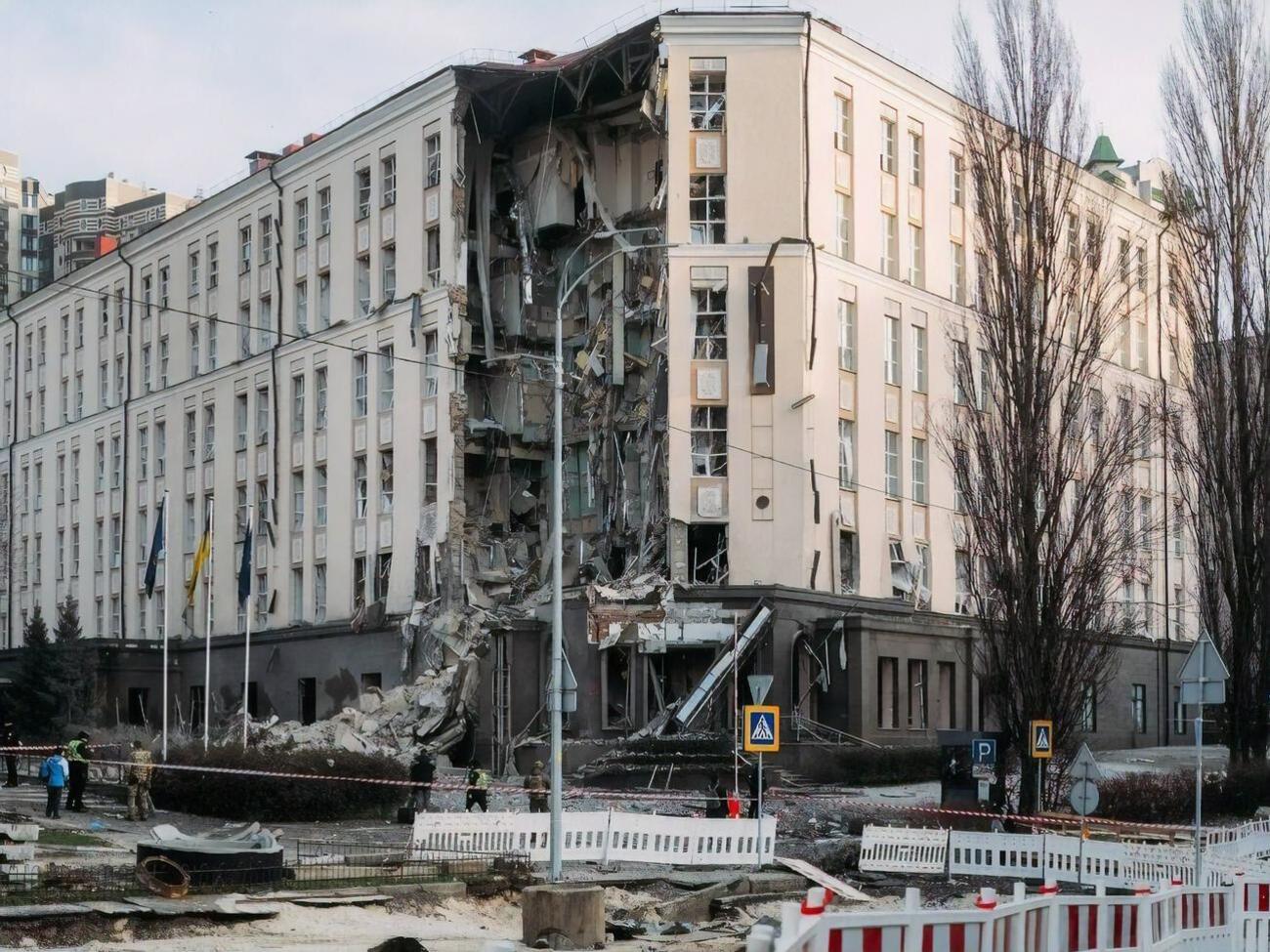 Россия совершила ракетную атаку на Украину 31 декабря