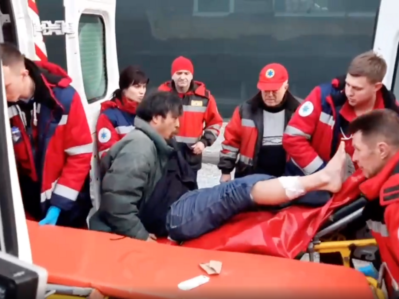 В результате ракетной атаки по Киеву был ранен журналист из Японии