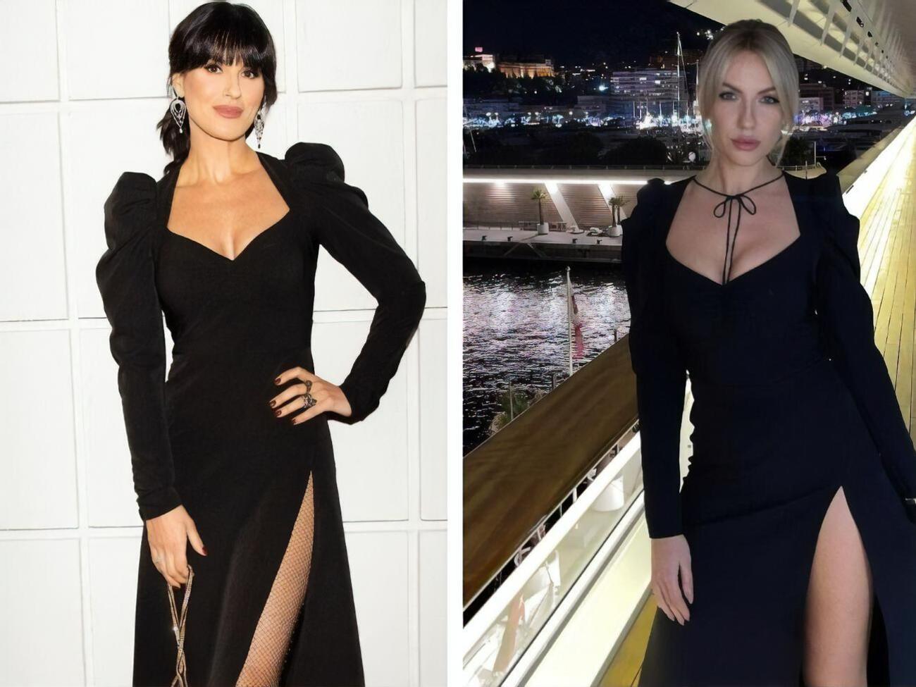 Нікітюк і Єфросиніна приміряли однакове вбрання Dresstoimpress