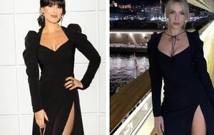 Никитюк и Ефросинина примерили одинаковый наряд Dresstoimpress