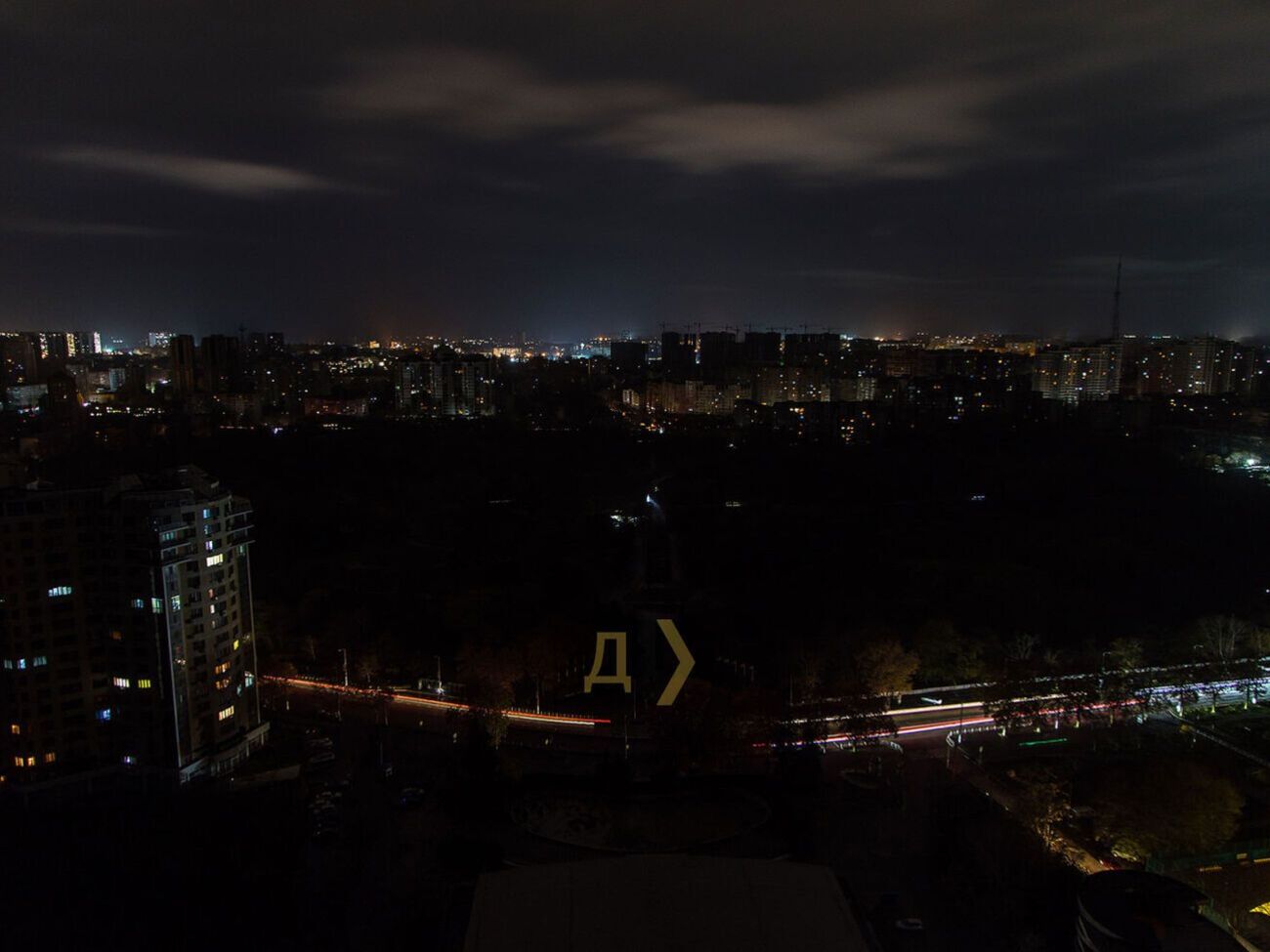 Одесса, как сообщил Гончаренко, частично обесточена